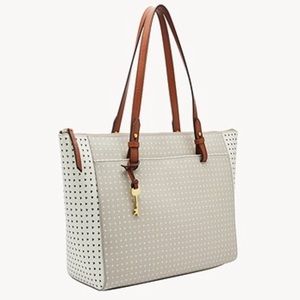 FOSSIL | NWT! Rachel Tote with HEARTS